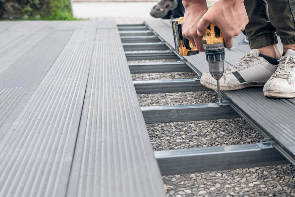 Cement Deck Installation
